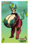  anthro areola armor big_areola big_breasts breasts eeveelution elemental_creature female flora_fauna headgear helmet hi_res huge_areola huge_breasts huge_nipples hyper hyper_breasts ill_fitting_clothing leafeon multifaker5 nintendo plant pok&eacute;mon pok&eacute;mon_(species) solo video_games 