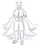  canid canine clothing female fox hot_knives humanoid mammal meme meme_clothing ran_yakumo sketch solo touhou video_games you_know_i_had_to_do_it_to_em 