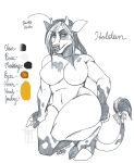  absurd_res anthro bovid bovine cattle dairy female heifer_(disambiguation) hi_res holstein_friesian_cattle humanoid mammal moo royalqueenbee sketch solo thehuntingwolf 