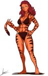  athletic felid female hi_res humanoid mammal marvel pantherine solo tiger tigra unknown_artist 