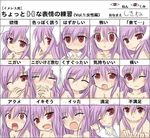  animal_ears blush bunny_ears cum expressions facial nude open_clothes open_shirt purple_hair red_eyes reisen_udongein_inaba sakuno_shikine shirt swallowing tears touhou translated 