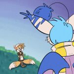  1:1 animated antennae_(anatomy) anthro breakdance breakdancing clothing erakir khloe_(character) maid_uniform male meme pom_antennae scarf short_playtime trevor-fox uniform wings 