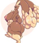  anthro big_breasts big_butt breasts butt female hi_res huge_breasts huge_butt kemonoroo looking_at_viewer looking_back looking_back_at_viewer lopunny nintendo nipples nude pok&eacute;mon pok&eacute;mon_(species) solo thick_thighs video_games 