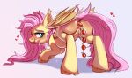  absurd_res anal_beads bat_pony bat_wings blue_eyes bodily_fluids cutie_mark digital_media_(artwork) dinoalpaka dock ear_tuft equid eyelashes female feral flutterbat_(mlp) fluttershy_(mlp) friendship_is_magic fur genital_fluids genitals hair half-closed_eyes hasbro hi_res hooves mammal membrane_(anatomy) membranous_wings my_little_pony narrowed_eyes pink_hair pink_tail pussy pussy_juice sex_toy solo tuft wings yellow_body yellow_fur 