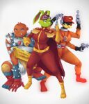  anatid anseriform anthro avian baboon bird bruiser_(bucky_o&#039;hare) bucky_o&#039;hare bucky_o&#039;hare_(series) crossgender deadeye_duck duck female female/female haplorhine hare hi_res lagomorph leporid mammal monkey old_world_monkey primate uchihaajake 