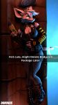  3d_(artwork) absurd_res anthro digital_media_(artwork) dominussfm female hi_res mammal murid murine officer_flint_(foretbwat) rat rodent solo source_filmmaker 