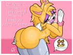  anthro antoine_d&#039;coolette archie_comics bedroom_eyes big_breasts big_butt bomba_world12 breasts bubble_butt bunnie_rabbot butt butt_grab canid canine canis coyote duo female hand_on_butt hi_res humanoid in_heat lagomorph leporid male mammal narrowed_eyes presenting presenting_hindquarters rabbit robotic_leg romantic romantic_couple seductive sega sonic_the_hedgehog_(archie) sonic_the_hedgehog_(comics) sonic_the_hedgehog_(series) 