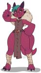  2022 alpha_channel anthro breasts brown_eyes clothed clothing digital_media_(artwork) female hair hi_res horn kittydee kobold simple_background smile solo transparent_background 