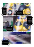  anthro big_breasts bipples breasts clothed clothing comic cosplay_pikachu_(costume) damncheezy dialogue female genitals hi_res huge_breasts male nintendo penis pikachu pikachu_libre pok&eacute;mon pok&eacute;mon_(species) pussy rillaboom torn_clothing vein veiny_penis video_games 