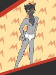  abstract_background anthro anthrofied briefs briefs_only bulge clothed clothing fuze hi_res male navel nintendo nipples pawl_(fuze) pok&eacute;mon pok&eacute;mon_(species) pok&eacute;morph poochyena solo tighty_whities topless underwear underwear_only video_games white_briefs white_clothing white_underwear 