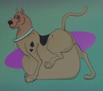  anthro belly big_belly brown_body brown_fur buhk butt canid canine canis domestic_dog feral fur great_dane hanna-barbera male mammal mastiff molosser same_size_vore scooby-doo scooby-doo_(series) solo vore 