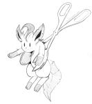  :&gt; animal_focus artist_name blush closed_mouth commentary english_commentary full_body greyscale highres leafeon light_blush monochrome mysticwaffle no_humans nose_blush pokemon pokemon_(creature) salad_tongs signature simple_background sketch solid_oval_eyes solo split_mouth white_background 