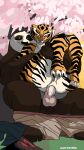  anal angry anthro big_butt butt dreamworks duo felid female giant_panda hi_res kung_fu_panda male male/female mammal master_po_ping master_tigress micemousse on_top outside pantherine plant striped_body stripes tiger tree ursid 