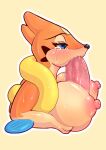  anthro big_breasts blue_eyes blush bodily_fluids breast_play breasts crying female floatzel hi_res nintendo nipples oral penis_in_mouth pok&eacute;mon pok&eacute;mon_(species) puffy_nipples sex simple_background solo sweat tears titfuck tya. video_games 