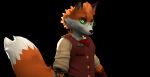  3d_(artwork) anthro canid canine digital_media_(artwork) fox hi_res humanoid justin_arcmoore_(timejumpingfox) male mammal portrait solo timejumpingfox 