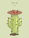  ambiguous_gender angry cactus clothing electronic_arts hat headgear headwear hermitpioneer hi_res plant plants_vs._zombies popcap_games solo sombrero spikes video_games 