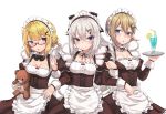  9a-91_(girls_frontline) ak-74u_(girls_frontline) as_val_(girls_frontline) girls_frontline maid tagme_(artist) 