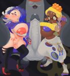  4_fingers animal_humanoid areola areola_slip balls batoid big_areola big_balls big_breasts big_man_(splatoon) big_nipples big_penis black_eyelashes blonde_eyebrows blonde_hair blush breasts cephalopod cephalopod_humanoid clothed clothing curvy_figure dark_body dark_skin ear_piercing eye_mask eyebrows eyelashes fangs female fingers fish footwear frye_(splatoon) genitals glistening glistening_areola glistening_breasts glistening_nipples group hair hair_over_eye hi_res huge_balls huge_breasts huge_penis humanoid humanoid_pointy_ears inkling light_body light_skin looking_at_viewer male male/female manta_ray marine marine_humanoid mollusk mollusk_humanoid mostly_nude nintendo nipple_slip nipples octarian octoling one_eye_obstructed open_mouth open_smile partially_clothed penis penis_awe piercing pink_areola pink_nipples pseudo_hair purple_eyebrows purple_hair pussy sharp_teeth shiver_(splatoon) small_waist smile splatoon teeth teeth_showing tentacle_hair tentacles thick_eyebrows thick_thighs tight_clothing tight_topwear toeless_footwear tongue topwear translucent translucent_clothing trio video_games voluptuous wallstapless wide_eyed wide_hips yellow_eyelashes 