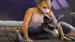  anal anal_penetration animated anthro canid canine canis duo fox fox_mccloud foxmccloud287 male mammal nintendo penetration pinned star_fox video_games wolf wolf_o&#039;donnell 