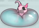  ambiguous_gender anthro belly big_belly borealis_(kitty_pride) dragon expansion foxball fur hair happy horn hyper hyper_belly inflation kitty_pride lying nude on_front simple_background smile solo video_games water water_inflation 