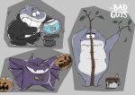  absurd_res anthro aquarium belly big_belly bottomwear chibetto clothing concept_art countershading dreamworks fish fish_bowl halloween halloween_costume halloween_pumpkin hi_res holidays male marine mr._shark_(the_bad_guys) navel official_art overweight overweight_male pants shark shirt solo the_bad_guys topwear vivarium 