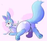  anus ass_up big_butt bodily_fluids butt dildo eeveelution female feral fluffy fluffy_tail genital_fluids genitals hi_res looking_at_viewer milk_the_sylveon_(toxicmilkyx) narrowed_eyes nintendo pawpads paws pok&eacute;mon pok&eacute;mon_(species) pussy pussy_juice ribbons sex_toy shaded sherbetvap smile smiling_at_viewer smug snaggle_tooth solo squint sylveon trans_(lore) trans_man_(lore) video_games 