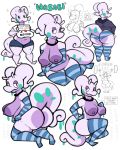  2019 aimbot-jones antennae anthro areola arm_warmers armwear bedroom_eyes belly big_areola big_belly big_breasts big_butt breasts butt clothed clothing clothing_lift collar crop_top crouching deep_navel denim_shorts dialogue dragon english_text exercise exposed_breasts female front_view goodra half-closed_eyes hand_on_breast hand_on_hip hanging_breasts hoodie kneeling legwear looking_at_viewer looking_back midriff muffin_top multiple_poses navel nintendo nipples no_iris panties pok&eacute;mon pok&eacute;mon_(species) pose presenting presenting_hindquarters rear_view seductive shirt shirt_lift shorts sitting slime smile socks solo speech_bubble standing striped_clothing text thick_tail thick_thighs thigh_highs underwear video_games wasabi_(aimbot-jones) weightlifting wide_hips workout 