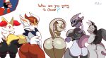  angry animal_humanoid anthro anus armor big_butt braixen butt canid canine canis cinderace domestic_cat domestic_dog felid feline felis female fox fur genitals group hi_res huge_butt hugotaker humanoid interspecies lagomorph legendary_pok&eacute;mon leporid male mammal mammal_humanoid mewtwo mightyena nintendo persian_(pok&eacute;mon) pok&eacute;mon pok&eacute;mon_(species) pok&eacute;morph pok&eacute;philia pussy rabbit video_games white_body white_fur wide_hips wolf 