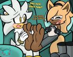  barefoot canid canine canis duo eulipotyphlan feet female foot_rub hedgehog hi_res idw_publishing male mammal mintytempest sega silver_the_hedgehog soles sonic_the_hedgehog_(comics) sonic_the_hedgehog_(idw) sonic_the_hedgehog_(series) toes whisper_the_wolf wolf 