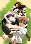  chitose_midori green_green iino_chigusa katakura_shinji kutsuki_futaba kutsuki_wakaba minami_sanae seifuku 