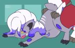  ambiguous_gender ambiguous_penetration animated belly big_belly breath claws doggystyle feral from_behind_position hisuian_form hisuian_zoroark huff implied_female implied_pregnancy implied_vaginal lycanroc male midnight_lycanroc nintendo penetration pocketpaws pok&eacute;mon pok&eacute;mon_(species) regional_form_(pok&eacute;mon) sex video_games 