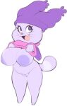  anthro areola big_breasts breasts cartoon_network chowder chowder_(series) clothed clothing clothing_lift crossgender female genitals hat headgear headwear huge_breasts mammal mtf_crossgender navel nipples nude open_mouth plantpenetrator purple_areola purple_eyes purple_nipples pussy solo whiskers 