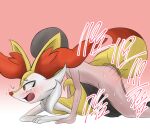  absurd_res anthro anthro_penetrated black_body blush bodily_fluids braixen dipstick_tail duo fangs female female_on_human female_penetrated foreign_girl_lovers&#039;_association from_behind_position hi_res human human_on_anthro human_penetrating human_penetrating_anthro human_penetrating_female inner_ear_fluff interspecies japanese_text jockey_position lying male male/female male_on_anthro male_penetrating male_penetrating_anthro mammal markings nintendo on_front open_mouth penetration pok&eacute;mon pok&eacute;mon_(species) pok&eacute;philia red_eyes sex simple_background sound_effects tail_markings tears text thrusting tremble_spikes tuft video_games white_body yellow_body 