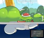  anal anal_penetration bdsm big_penis bondage bound duo edging forced genitals koopa male male/male mario_bros mind_break nintendo orgasm_denial penetration penis permanent rape scalie video_games yoshi yoshi_(character) 