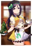  love_live!_sunshine!! matsuura_kanan tagme uniform waitress yamaorimon 