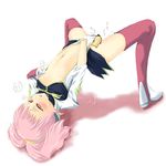  anya_alstreim arched_back blush boots censored character_censor cheese-kun chiaki_lsd code_geass flat_chest gloves hand_in_panties masturbation nipple_tweak nipples novelty_censor open_mouth panties pink_eyes pink_hair pink_legwear pizza_hut pussy_juice red_eyes shirt_lift short_hair solo spread_legs striped thighhighs underwear uniform 