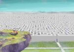  blue_sky cliff day flat_(oab71kq) maze no_humans original outdoors scenery sky tricycle 