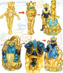  anthro goo_transformation haiae hi_res hypnosis legendary_pok&eacute;mon male male/male mind_control nintendo pok&eacute;mon pok&eacute;mon_(species) transformation video_games yellow_goo zeraora 