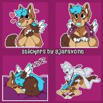  absurd_res anthro duo hi_res leash male male/male telegram_stickers 