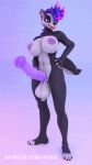  3d_(artwork) 3d_animation animal_genitalia animal_penis animated athletic badger big_breasts big_penis breasts casual_masturbation digital_media_(artwork) dominant dominant_intersex equine_penis excited fur fyixen genitals goth grey_body grey_fur hair handjob herm horny huge_penis hyper hyper_genitalia hyper_penis intersex llydian_(fyixen) mammal masturbation mustelid musteline penile penis powerful punk purple_hair sex slim solo tongue tongue_out white_body white_fur 