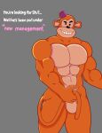  absurd_res after_transformation anthro clothing fez haplorhine hat headgear headwear hehdgd hi_res holding_tail male mammal monkey monkeybone monkeybone_(character) muscular muscular_male possession primate smile smiling_at_viewer solo 