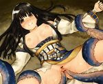  abizoah bad_id bad_pixiv_id black_hair breasts censored clitoris gensou_suikoden gensou_suikoden_ii matsutarou medium_breasts nipples octopus pussy rape tears tentacles viki_(suikoden) wet 