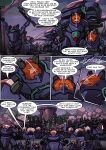  absurd_res ambiguous_gender anthro armor comic english_text hi_res kitfox-crimson mammal outside text ursid 