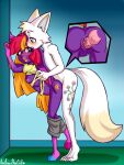  absurd_res against_surface against_wall anibaruthecat anthro arctic_fox bat_pony bent_over bottomwear breasts butt canid canine champagne_fox close-up clothed clothing colored_nails crossover cutie_mark duo equid exposed_breasts fan_character female fetish-art fire_star fox genitals hasbro hi_res interspecies irinamar leg_tattoo male male/female mammal my_little_pony nails nude original_characters partially_clothed penetration penis pussy rough_sex sex shorts shorts_around_legs shorts_down tattoo thatpurplehorse torn_clothing 