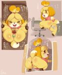  absurd_res anal anal_penetration animal_crossing anthro anus big_butt bottomless butt buttplug buttplug_in_ass buttplug_insertion canid canine canis clothed clothing comic domestic_dog female genitals hi_res isabelle_(animal_crossing) mammal nintendo penetration plug_(sex_toy) plug_insertion pussy sake_kemosalmon sex_toy sex_toy_in_ass sex_toy_insertion shih_tzu text thick_thighs toy_dog translation_request video_games 