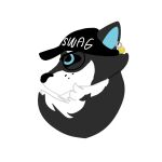  1:1 alpha_channel anthro black_body black_fur blue_body blue_fur chris_husky clothing eyewear fur hat headgear headwear male overix pendant solo white_body white_fur 