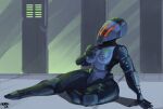  aircraft anthro blue_body breasts clone_wars droid female hand_on_breast havoc63 living_aircraft living_machine living_vehicle machine mouthless red_eyes sitting solo star_wars star_wars:_the_clone_wars vehicle vulture_droid 
