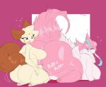  &lt;3 2022 absurd_res anthro areola big_breasts big_butt biped blush braixen breasts butt digital_media_(artwork) duo eeveelution erection female generation_6_pokemon genitals gynomorph gynomorph/female hi_res huge_breasts huge_butt hybrid inner_ear_fluff intersex intersex/female kittyfox mammal nilly_(nillykfox) nintendo nude onomatopeia open_mouth pawpads paws penis pokemon pokemon_(species) selma_(thelastsylvixen) sex simple_background sylveon thick_thighs tuft uromatsu video_games wide_hips 