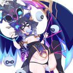  breasts female ghost group humanoid mammal nipple_piercing nipples penetration piercing procyonid raccoon raised_leg restrained small_breasts snuffy spirit vaginal vaginal_penetration vtuber wight-troox 