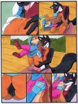  activision anal anthro butt comic crash_bandicoot_(series) duo fan_character female genitals grope hi_res knot male male/female oral penis pirate_tawna rimming sex tierafoxglove video_games 